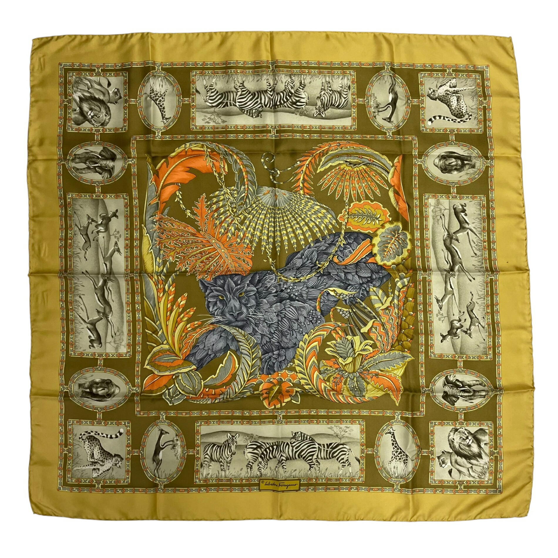 楽天市場】SALVATORE FERRAGAMO フェラガモ スカーフ 31 1595