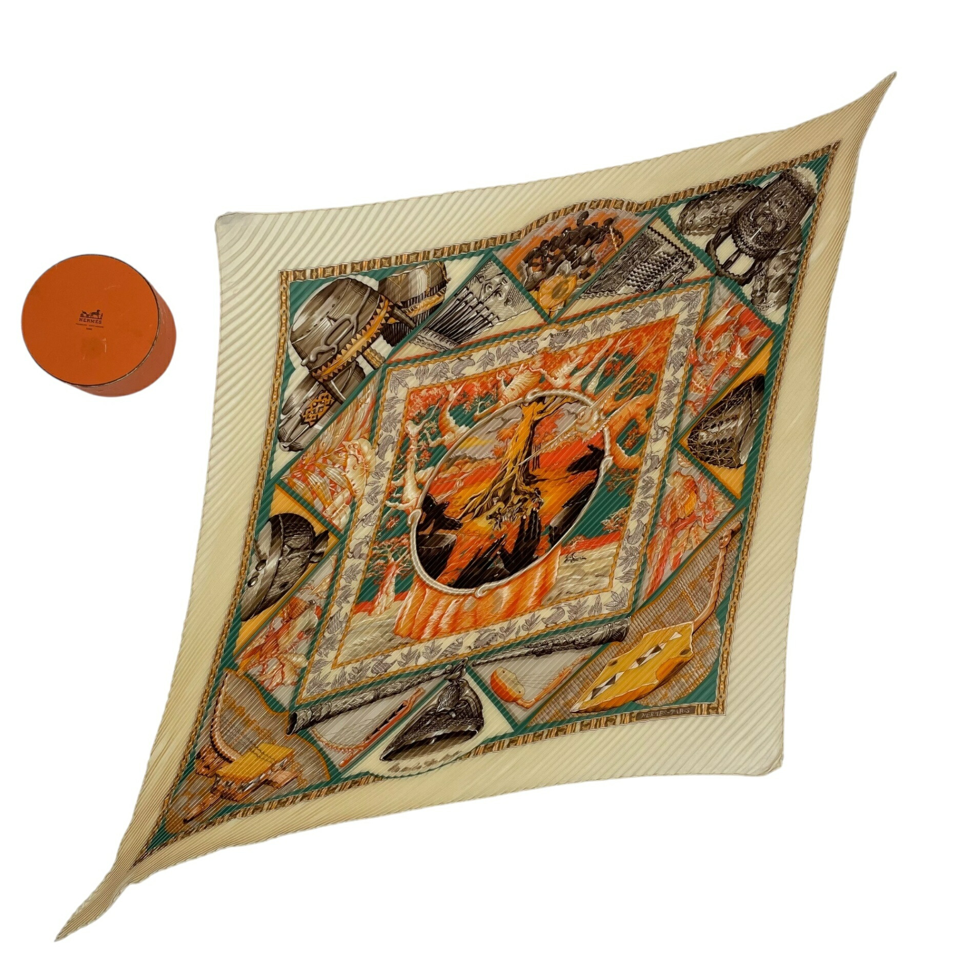 楽天市場】【新品未使用品】【アパレル】HERMES エルメス プリーツ