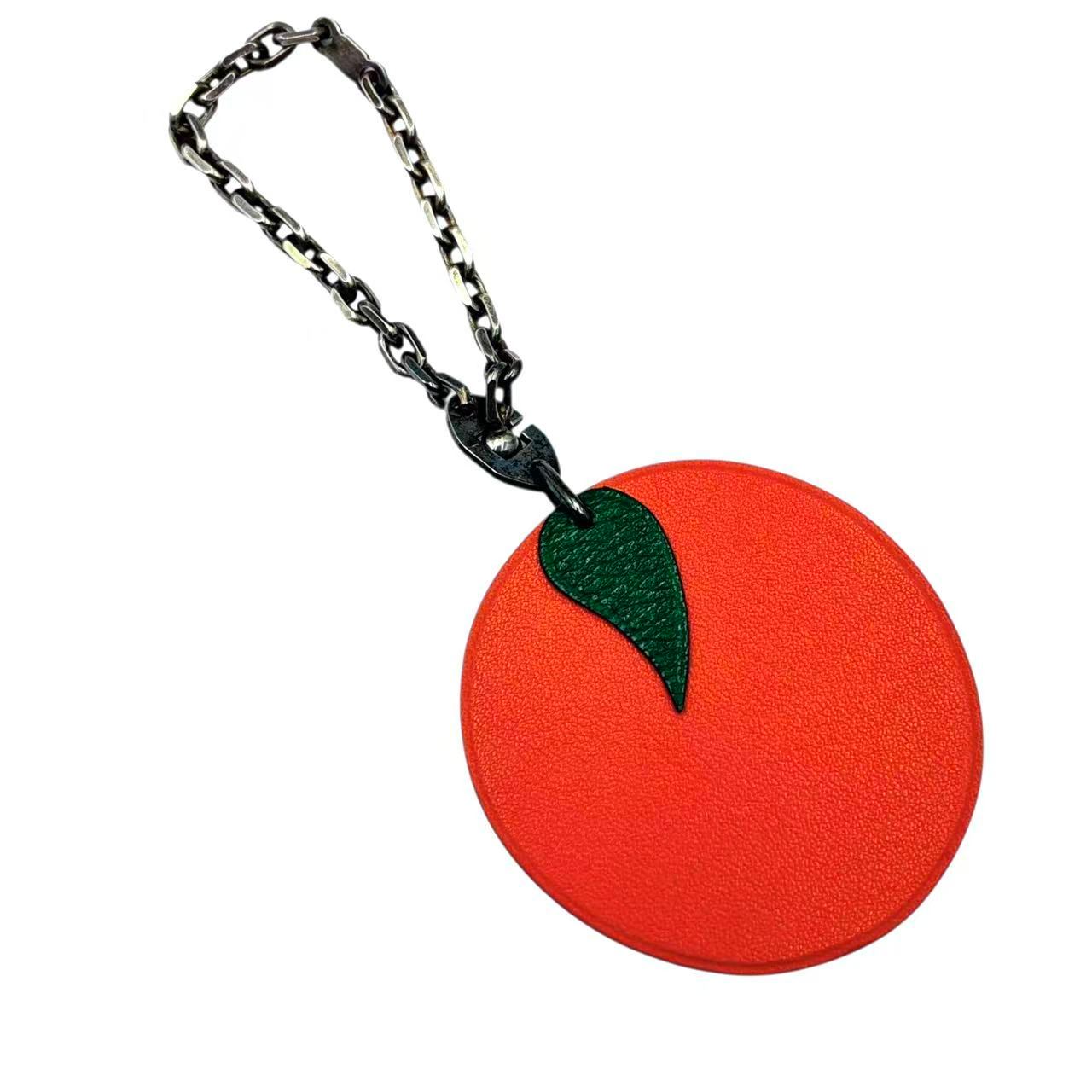 楽天市場】HERMES エルメス フルーツ チャーム オレンジモチーフ