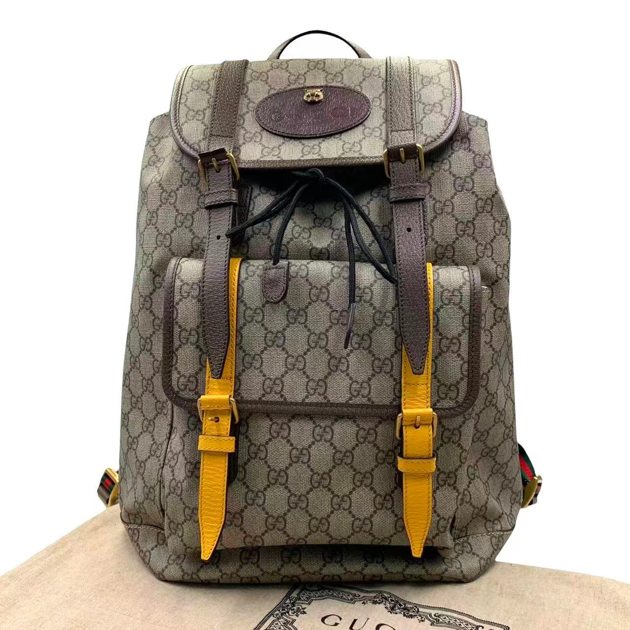 楽天市場】【美品】グッチ リュック バックパック エンブロイダリー