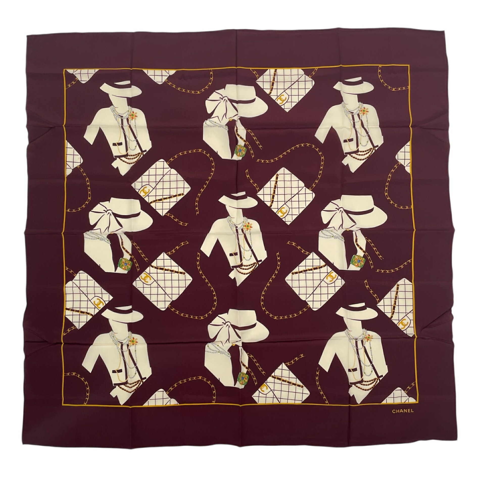 楽天市場】≪ 新品 ≫ CHANEL シャネル シルク スカーフ ノベルティ