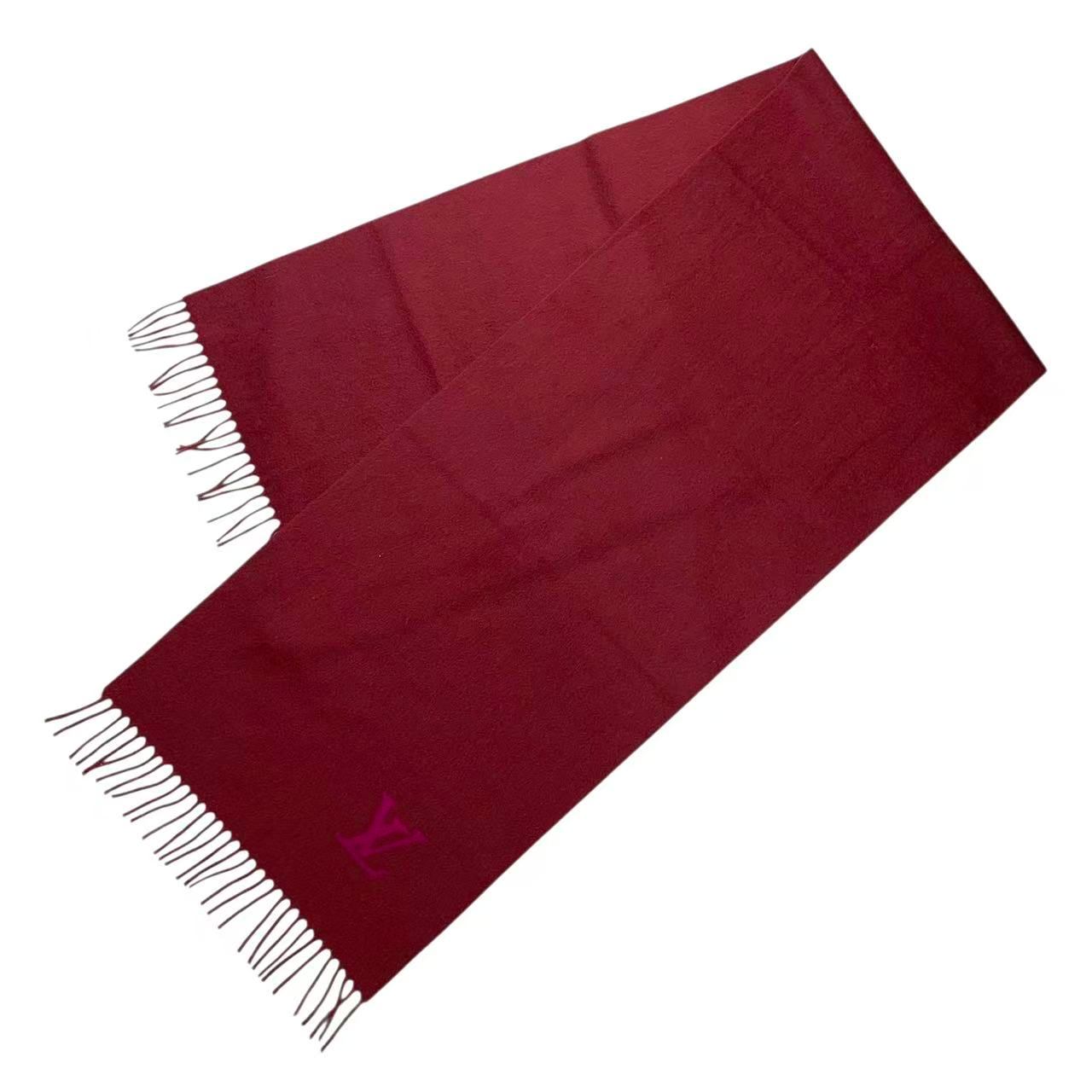 楽天市場】LOUIS VUITTON ルイヴィトン マフラー M76965 Red ウール