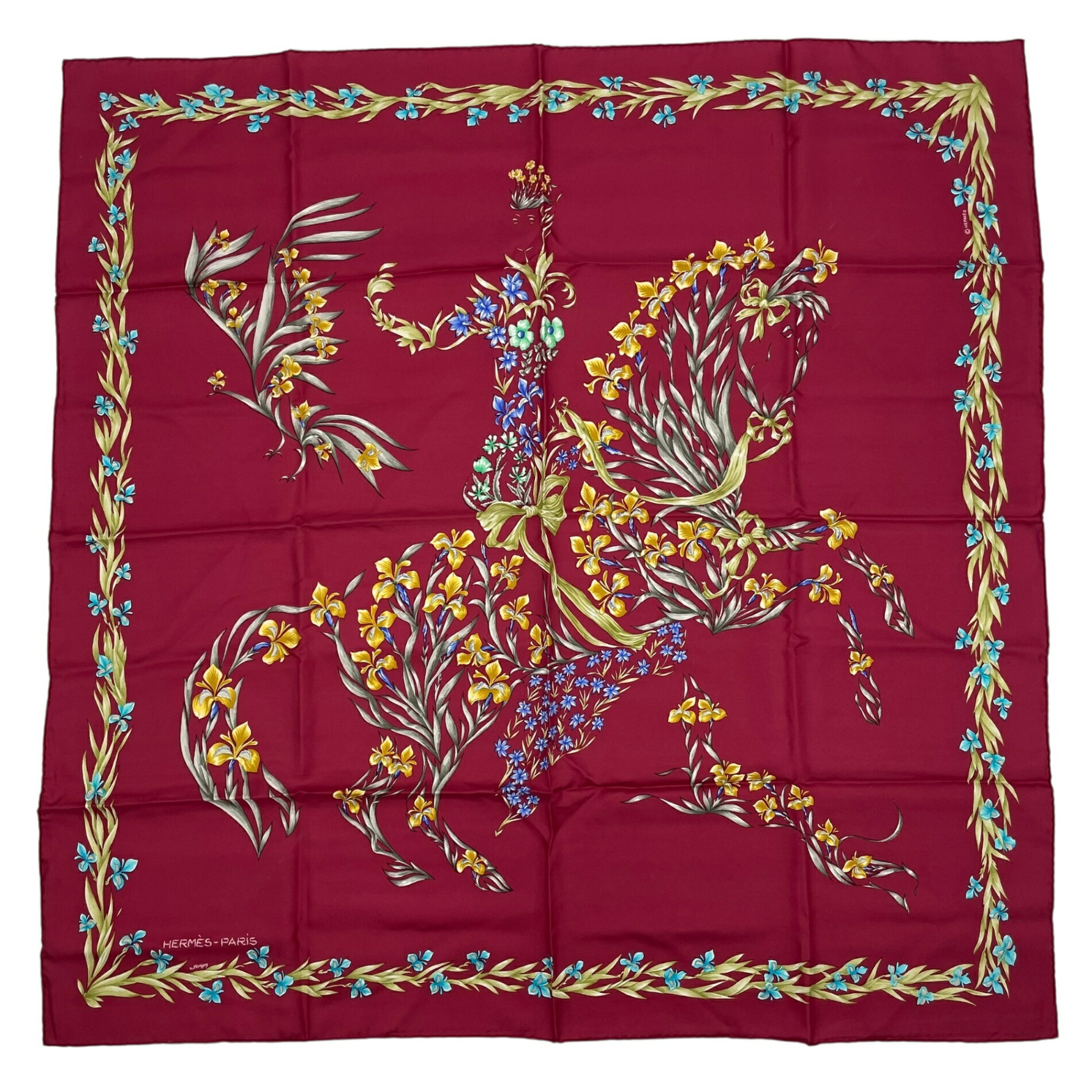 楽天市場】HERMES エルメス 2018SS カレ90 スカーフ Della Cavalleria