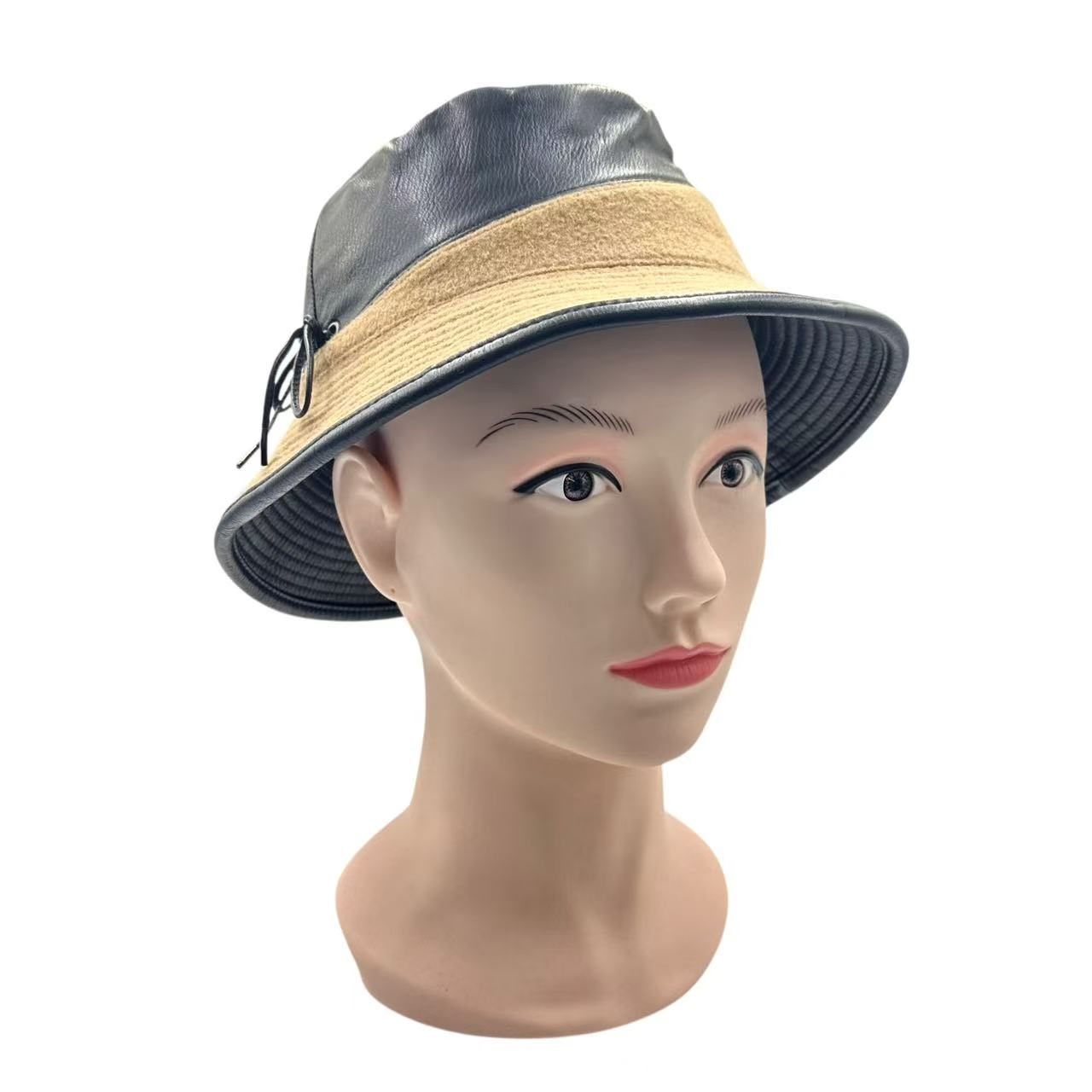 美品 HERMES エルメス バケットハット レザー カシミヤ サイズ58 ブラック|Tokyo Vintage Brand
