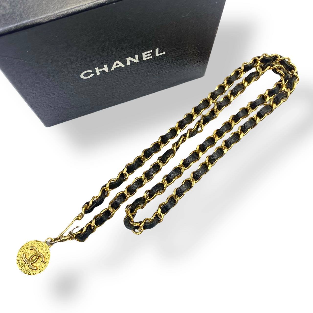 楽天市場】CHANEL シャネル ベルトブラック エナメル パテントレザー