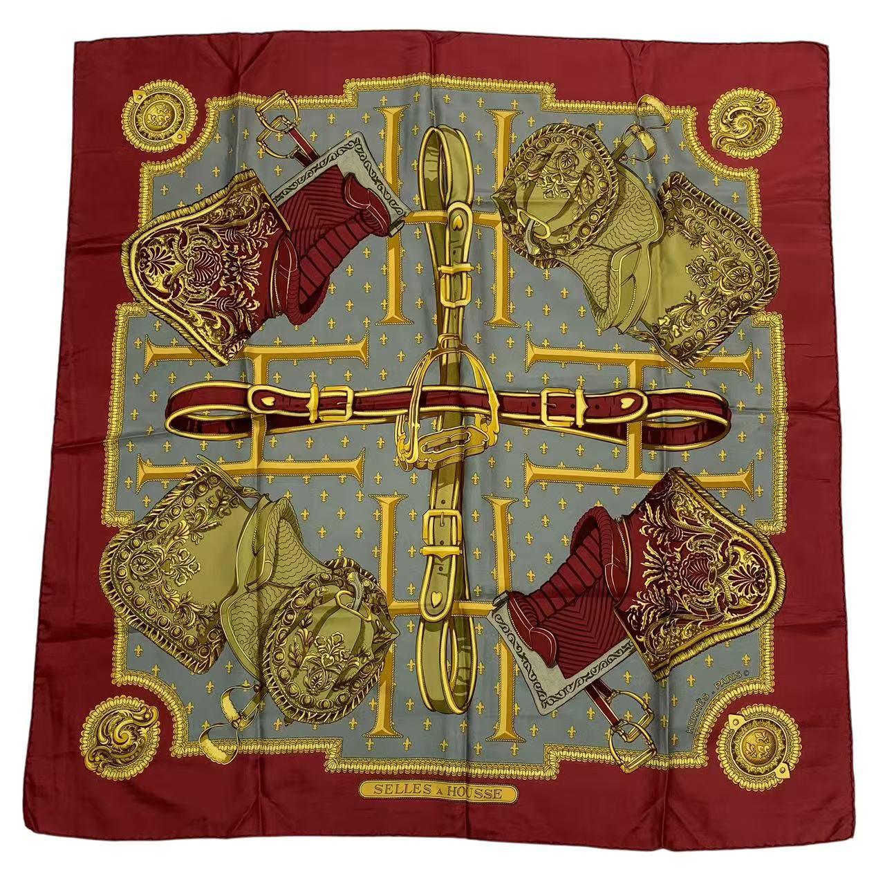 楽天市場】未使用 エルメス HERMES カレ90 シルク スカーフ EX LIBRIS