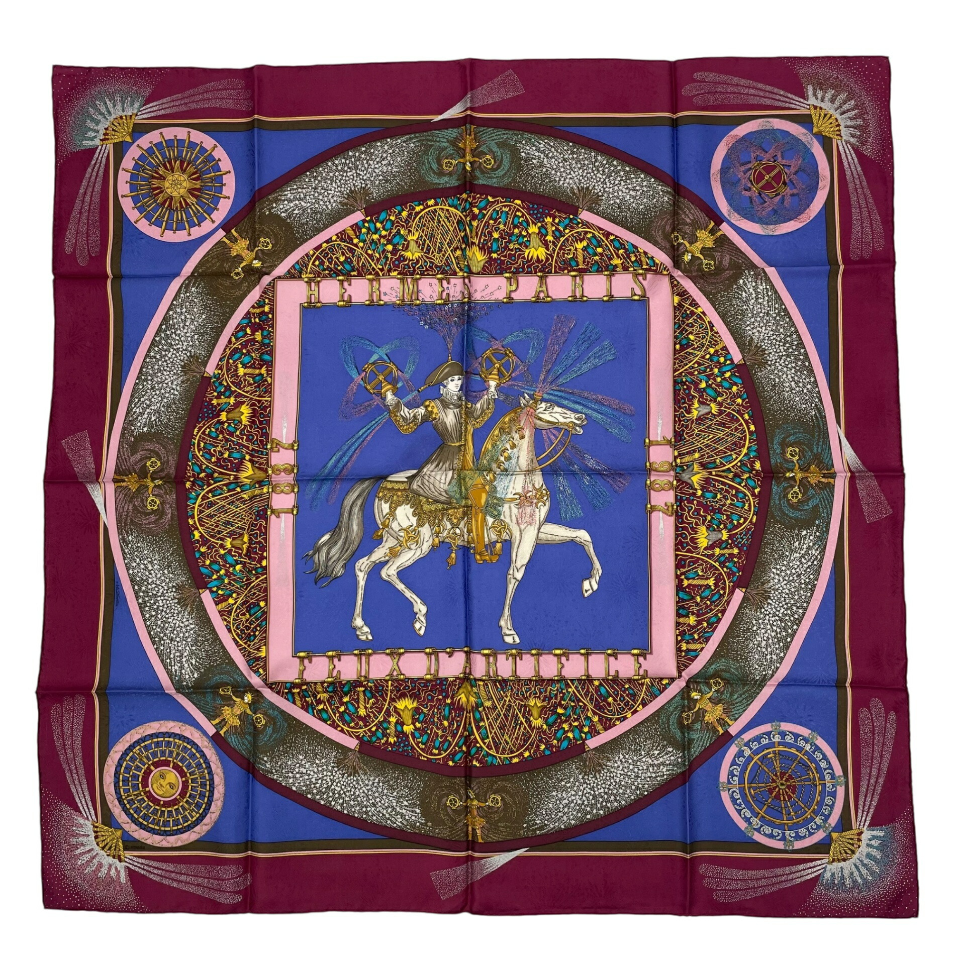 楽天市場】HERMES エルメス スカーフ カレ 90 OBJETS DE CURIOSITE