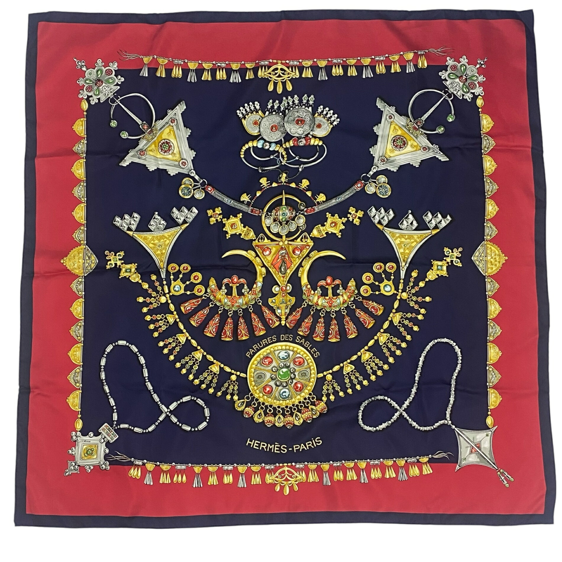 楽天市場】【ｾｰﾙ】【HERMES】エルメス カレ 90 スカーフ 砂漠の