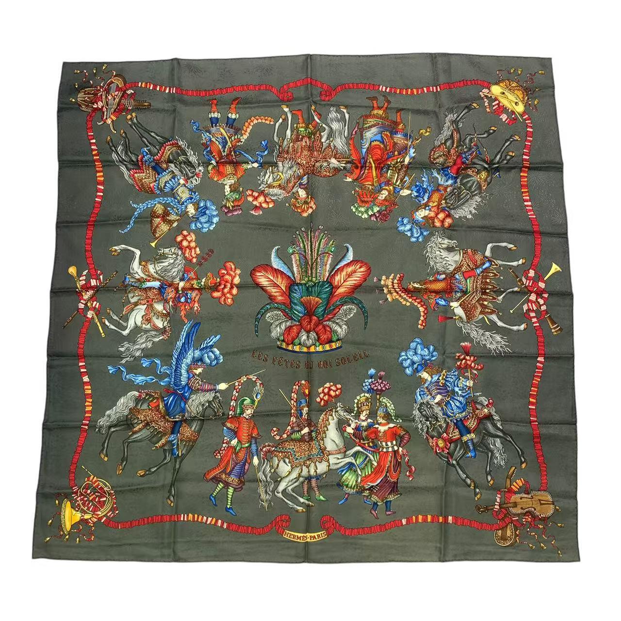 楽天市場】極美品 HERMES エルメス カレ90 L'INSTRUCTION DU ROY