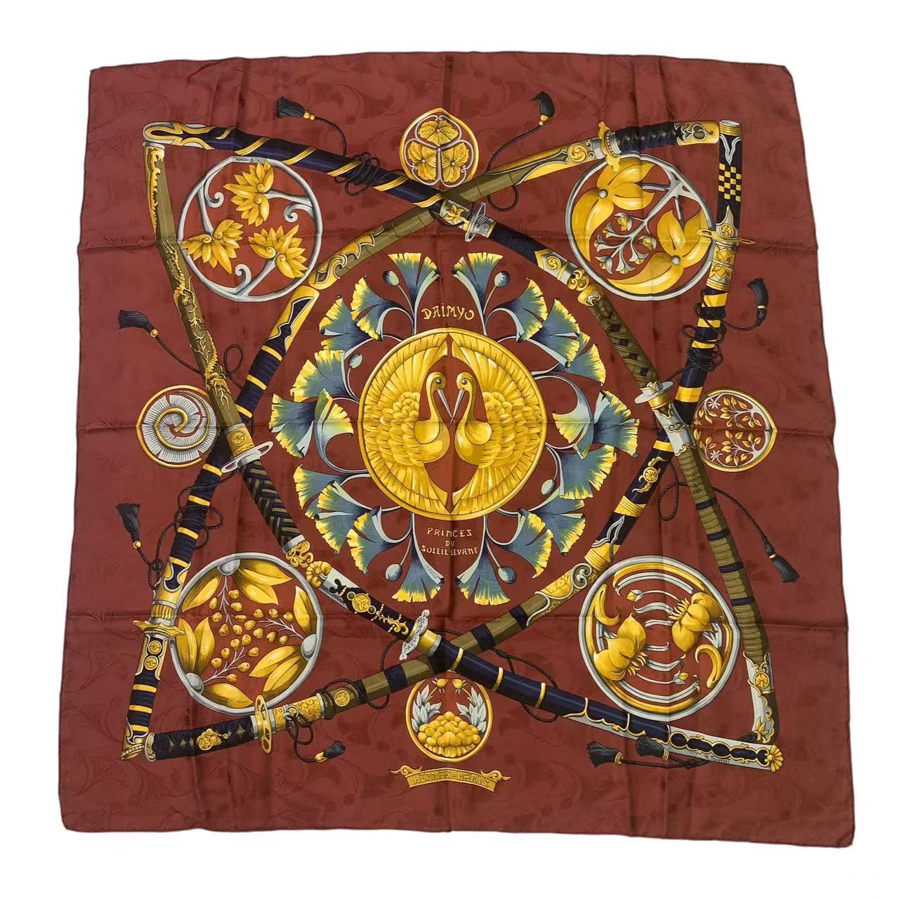 楽天市場】極美品 HERMES エルメス カレ90 L'INSTRUCTION DU ROY 帝王