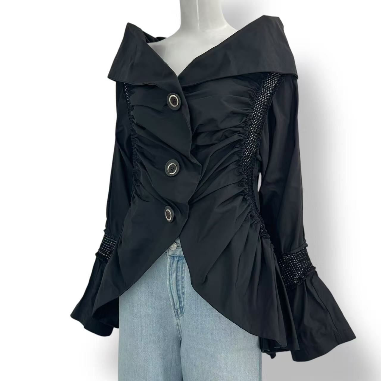 極美品 ISSEY MIYAKE イッセイミヤケ 変形 ジャケット ブラック サイズ3|Tokyo Vintage Brand