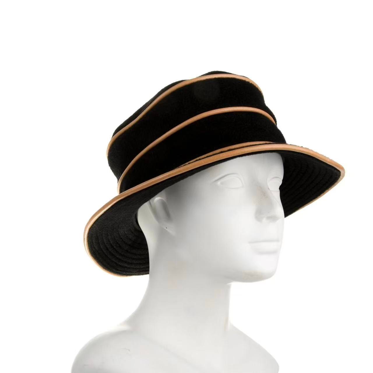 ヴィンテージ 極美品 HERMES エルメス バケットハット カシミヤ サイズ58 ブラウン｜Tokyo Vintage Brand