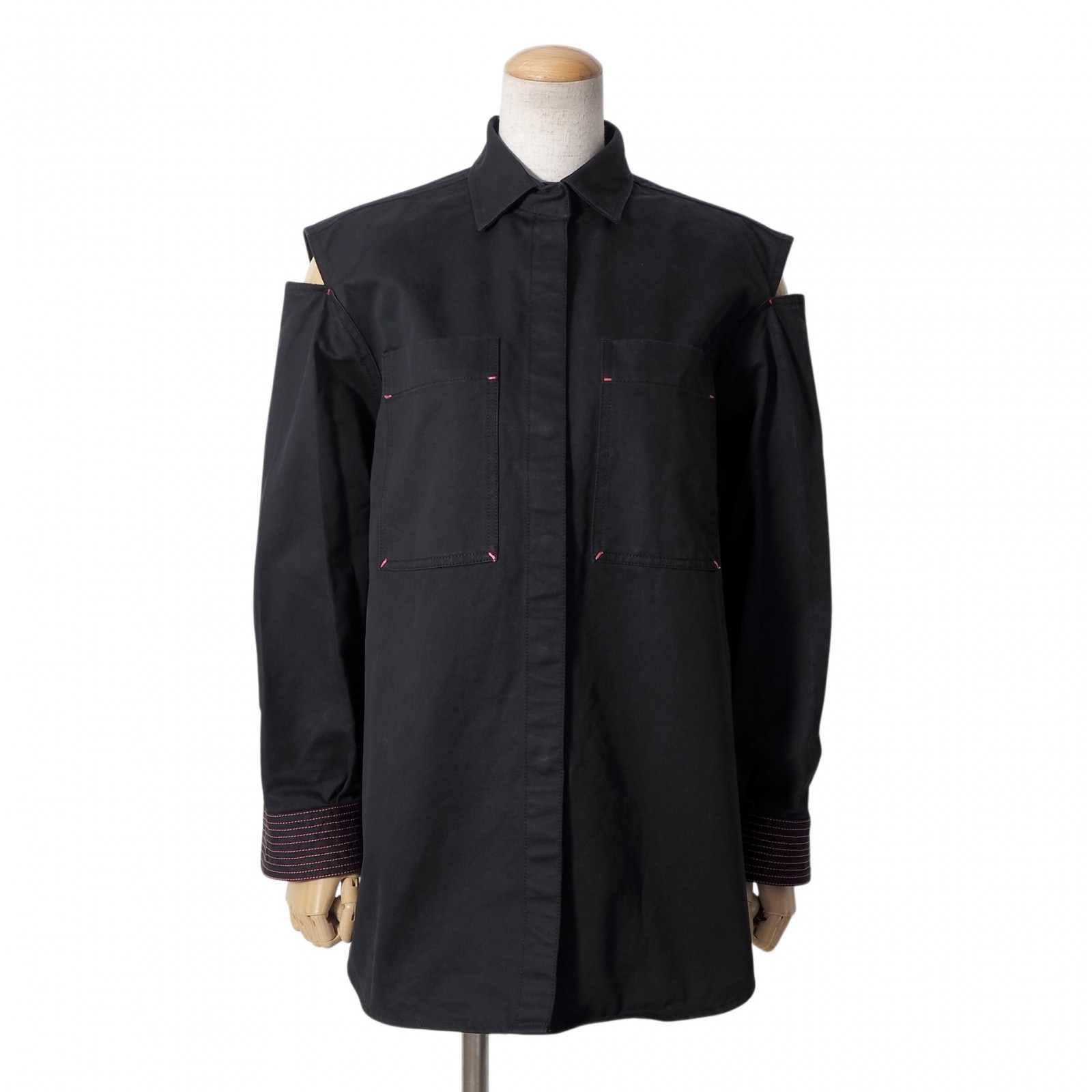 ヴァレンティノ VALENTINO うつり変わり 長袖 プルオーバー 40 黒いこと レディース 定め事品 6-DE027