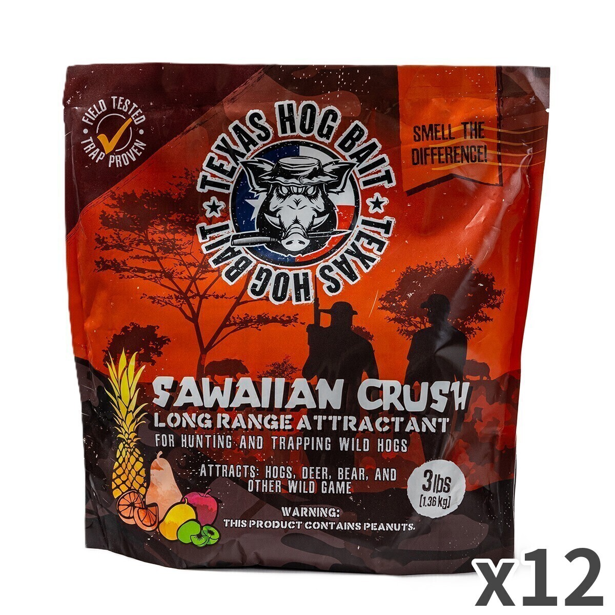 TEXAS HOG BAIT（テキサス ホグベイト） サワイアンクラッシュ【粉末タイプ】 1.36kg &times;12袋入｜トムキャット店