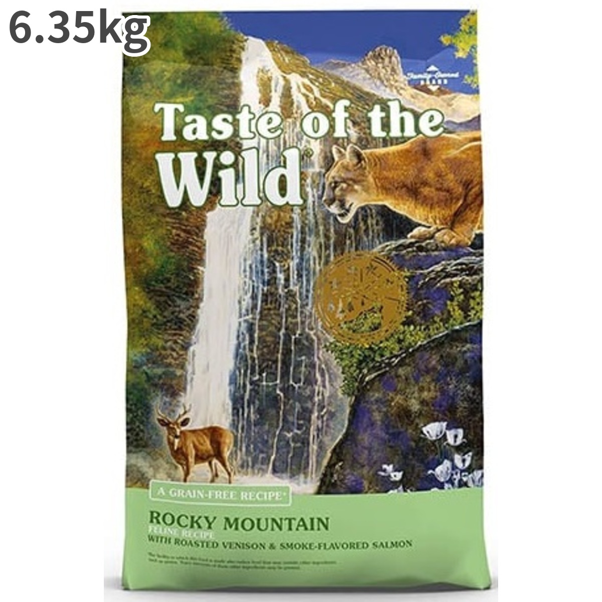 【訳あり】 テイストオブザワイルド キャット ロッキーマウンテン 全年齢猫用 キャットフード 6.35kg