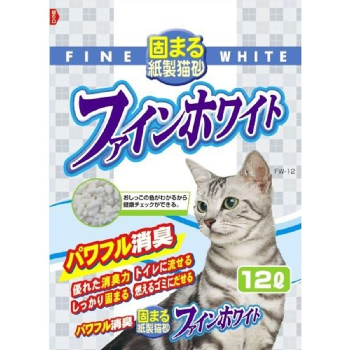 楽天市場】常陸化工 ファインキャット スーパーウッディー 猫用 12L×5