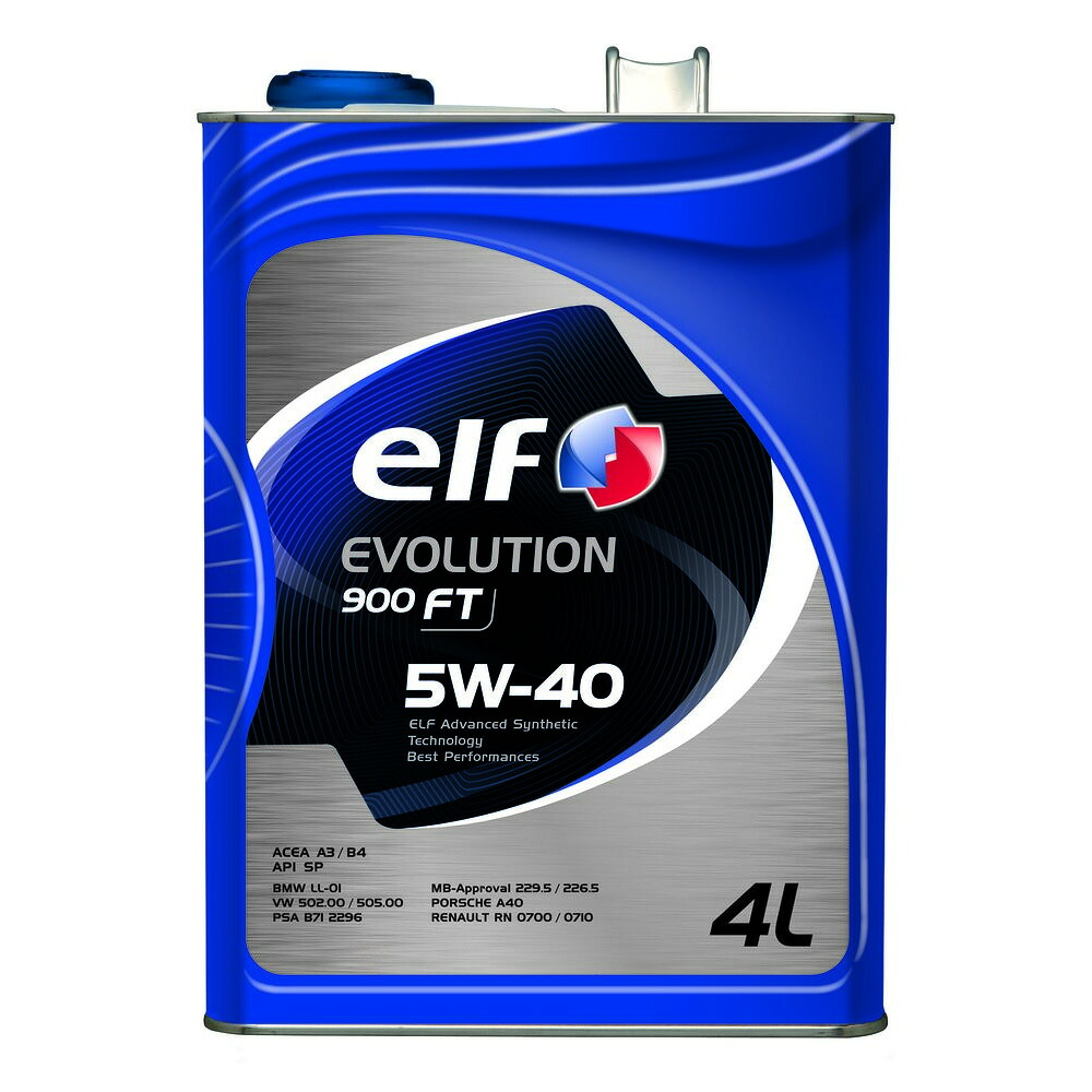 ELF エルフ EVOLUTION 900 FT 5W-40 エンジンオイル 4L 233782
