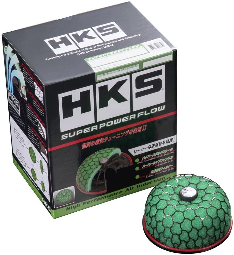 HKS スーパーパワーフロー Φ150-60/Green ゼスト JE1 P07A(TURBO) 06/03-12/10 70019-AH105