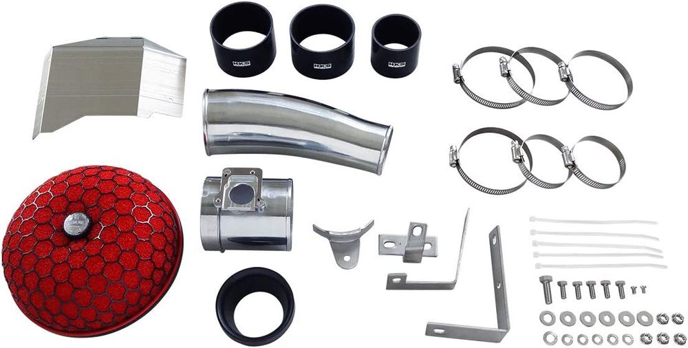 HKS レーシングサクション Φ200-80/Red シビック FK7 L15C 17/08-19/12 70020-AH111｜TunedJDM-tokyo