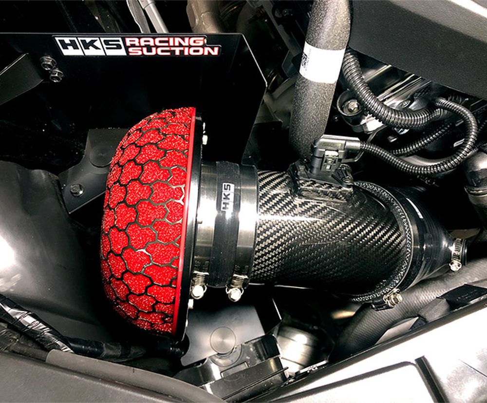 HKS カーボンレーシングサクション Φ200-100/Red GRスープラ DB02 B58 20/10- 70028-AT001|TunedJDM-tokyo