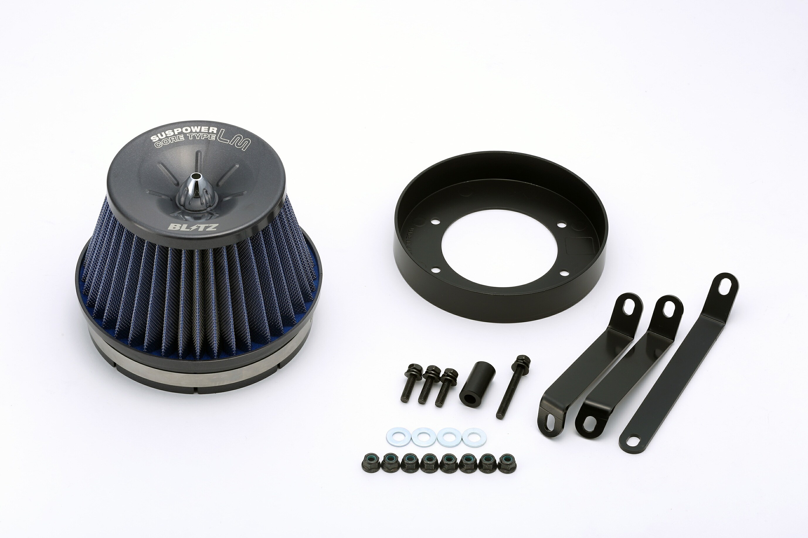 BLITZ SUS POWER CORE TYPE LM BLUE ニッサン フェアレディZ FAIRLADY Z 1989/07-2002/07 Z32 56017｜TunedJDM-tokyo