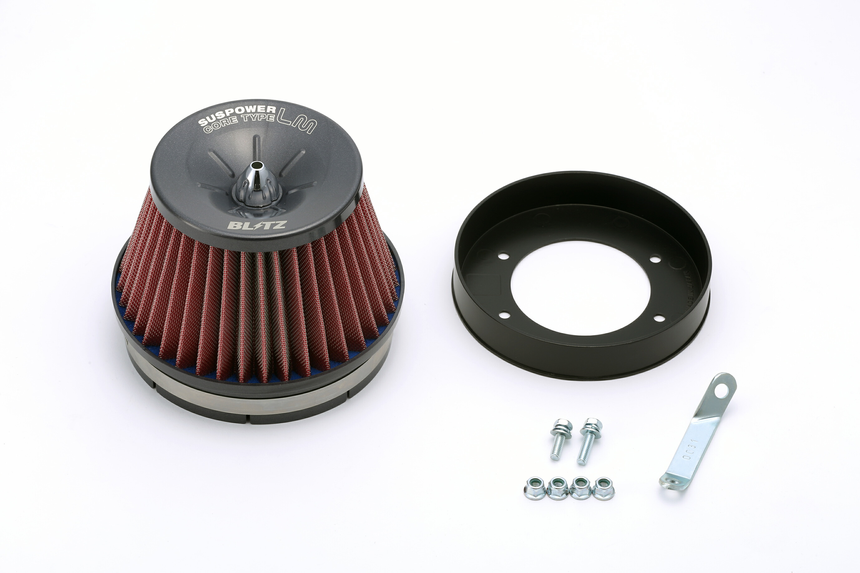 BLITZ SUS POWER CORE TYPE LM RED ニッサン スカイライン SKYLINE 1989/05-1993/08 HR32,HCR32,HNR32 59014