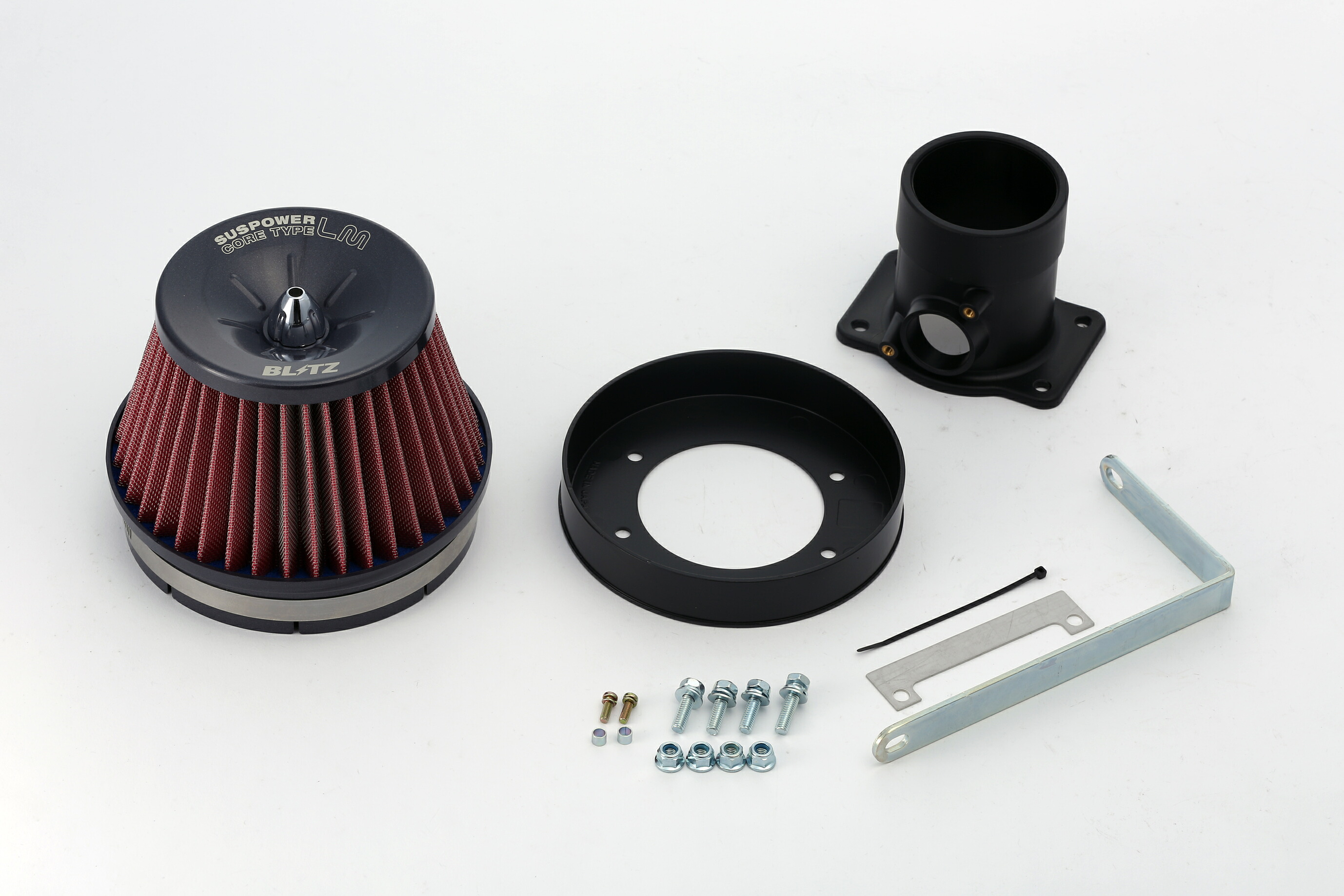 BLITZ SUS POWER CORE TYPE LM RED スバル フォレスター FORESTER 2002/02-2007/12 SG5,SG9 59134｜TunedJDM-tokyo