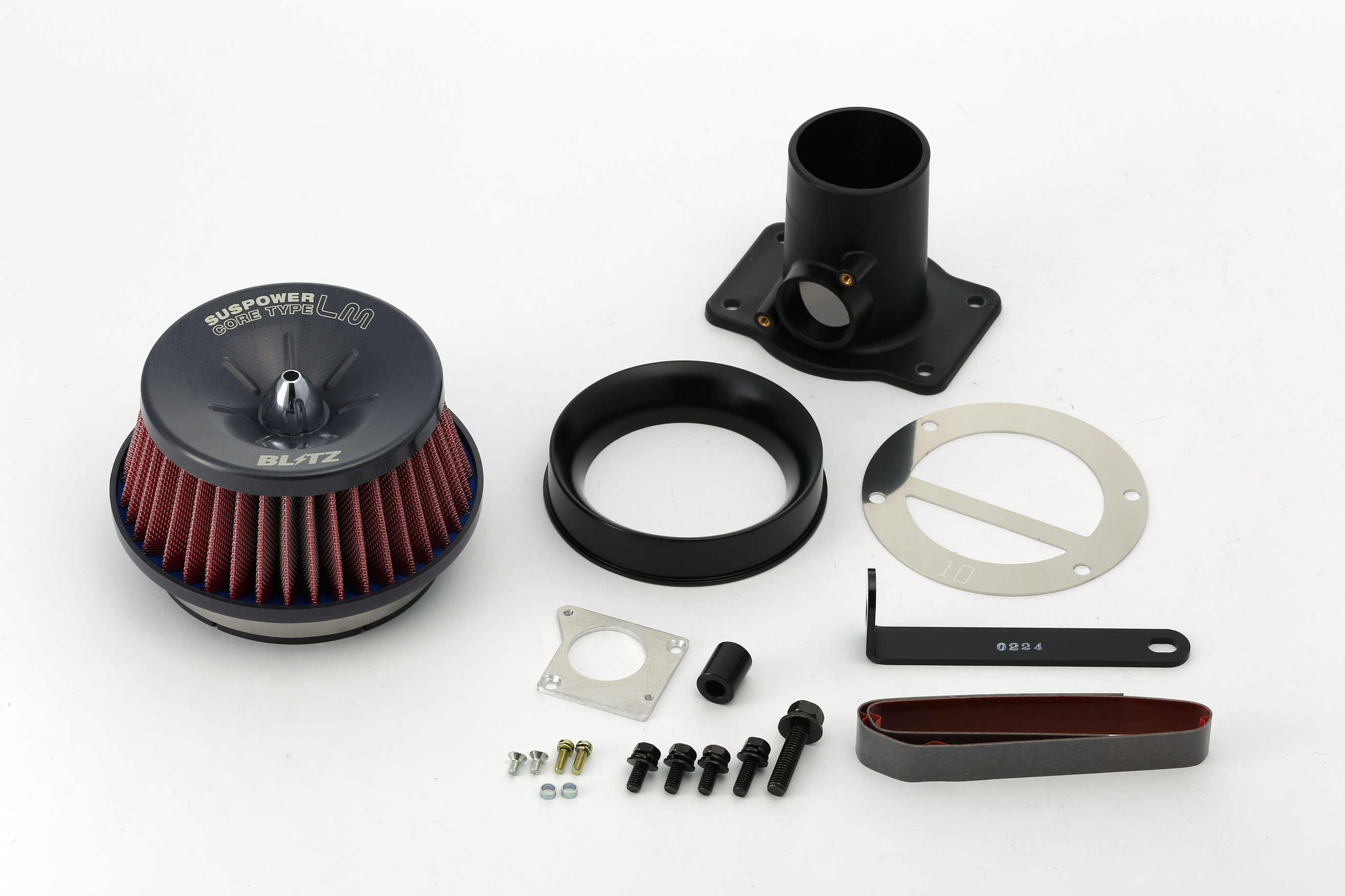 BLITZ SUS POWER CORE TYPE LM RED ミツビシ コルトラリーアート COLT RALLIART 2004/10- Z27A,Z27AG 59176