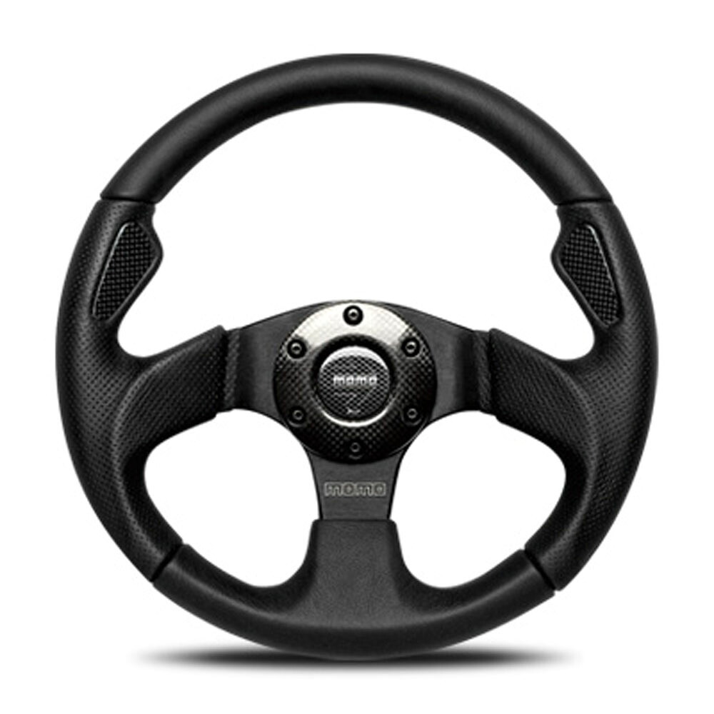 MOMO モモ ステアリング JET 320mm ジェット ブラックレザー J-1｜TunedJDM-tokyo
