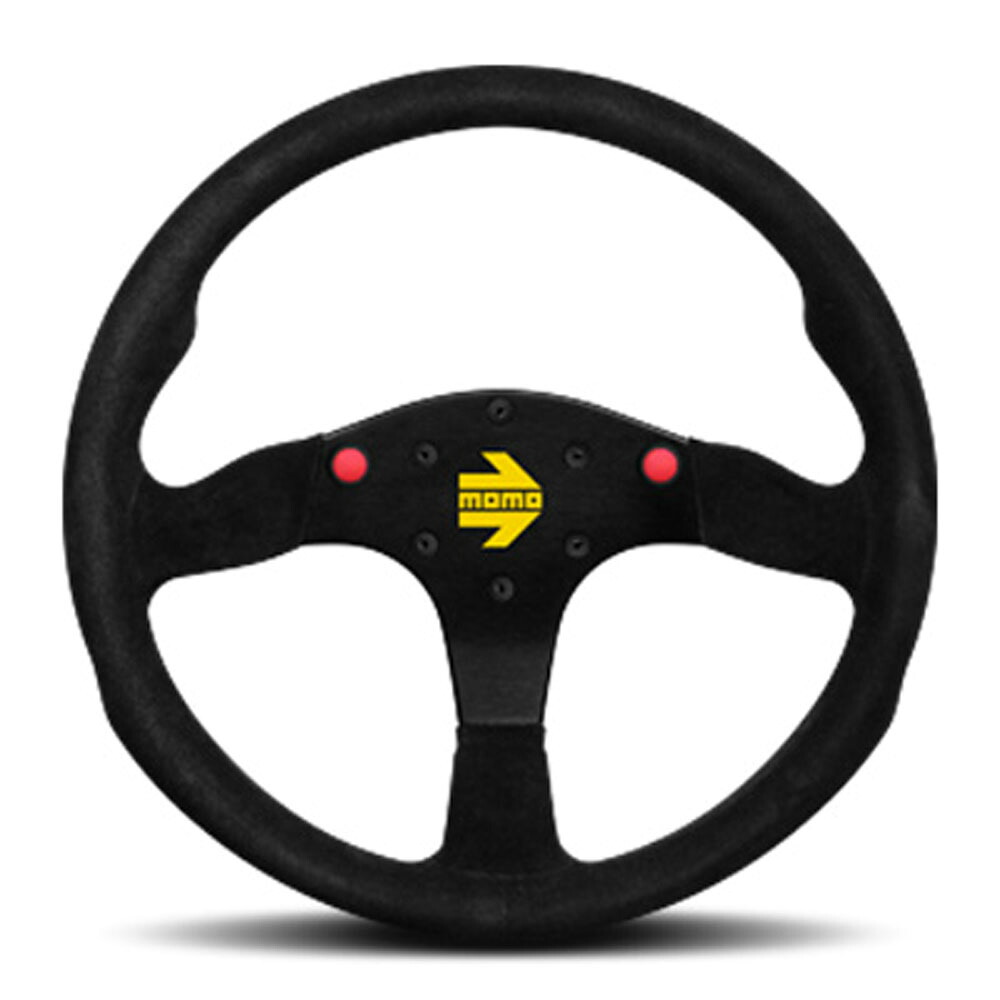 MOMO モモ ステアリング MOD.80RS 350mm モデル80アールエス ブラックスエード 競技専用 MOD80RS