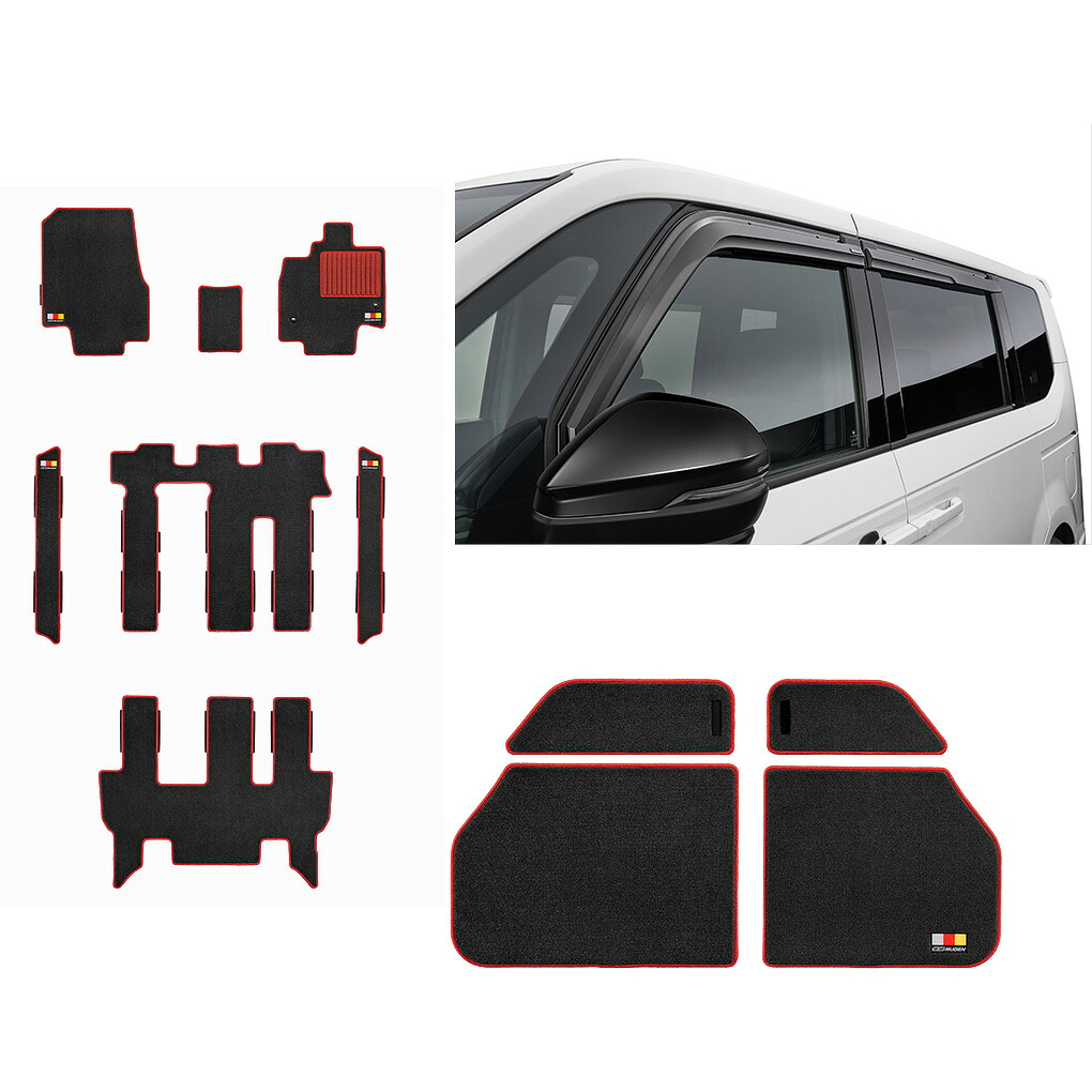 無限 スタンダードセット ステップワゴン STEP WGN RP8-130 2025年5月～ e:HEV車用 BENCH SEAT ブラック&times;レッド 61100XNSK5S0RD｜TunedJDM-tokyo