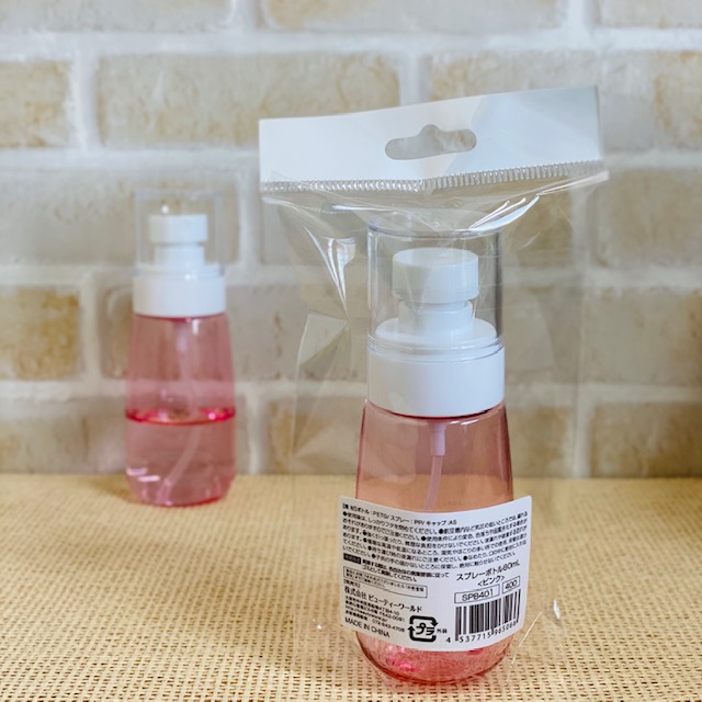 楽天市場】【1本】スプレーボトル(ピンク)80mlSPB401 アルコールOK