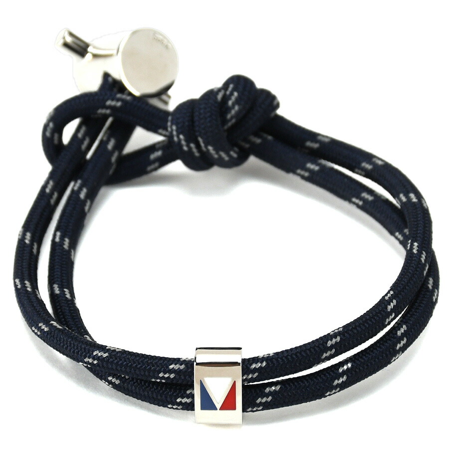 新入荷 ルイヴィトン Louis Vuitton ブラスレ ドックサイド アメリカズカップ限定 ブレスレット M6044 ロープ 船ヨット ネイビー メンズ レディース 中古 Rvcconst Com