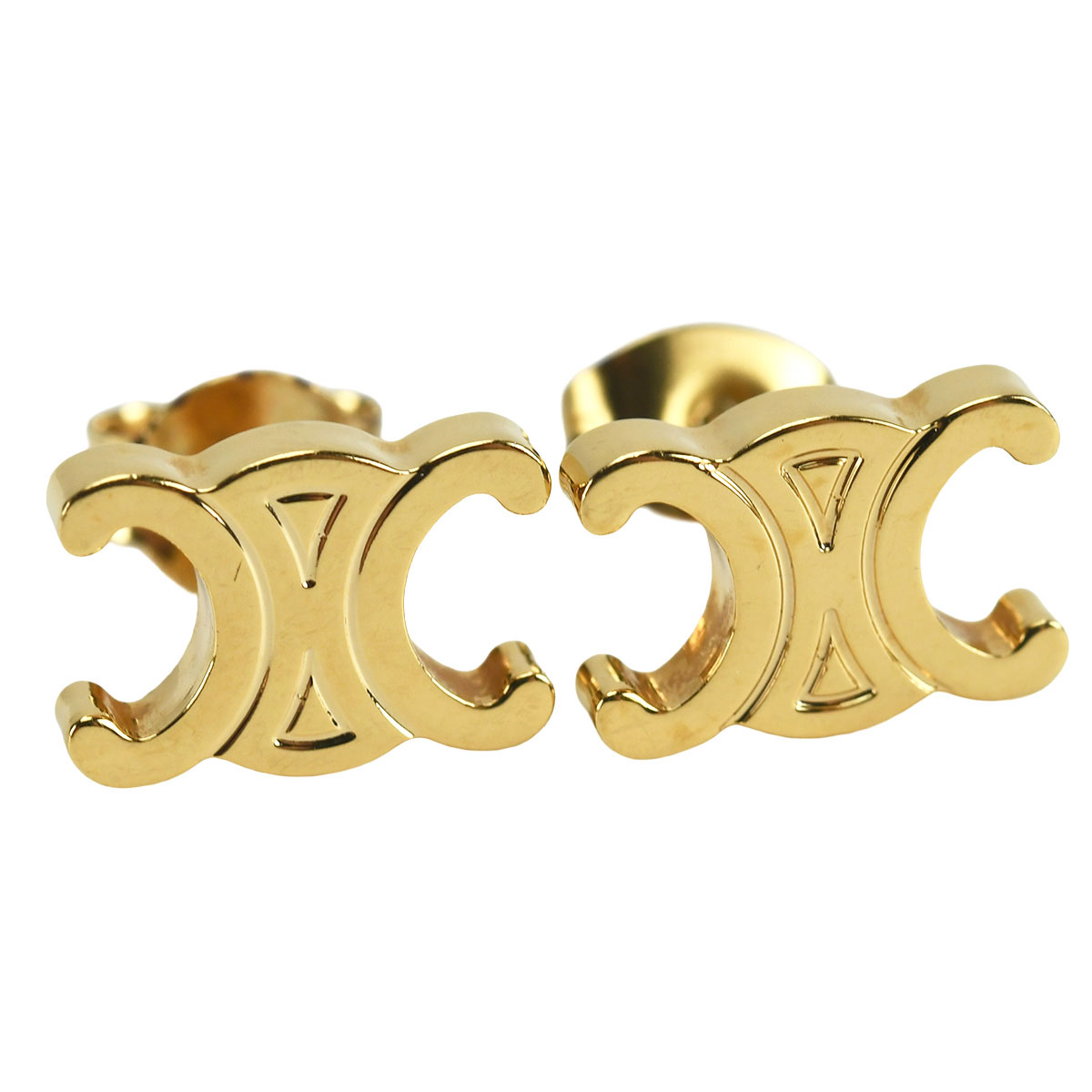 楽天市場】セリーヌ CELINE ピアス ノット スモール フープ 片方