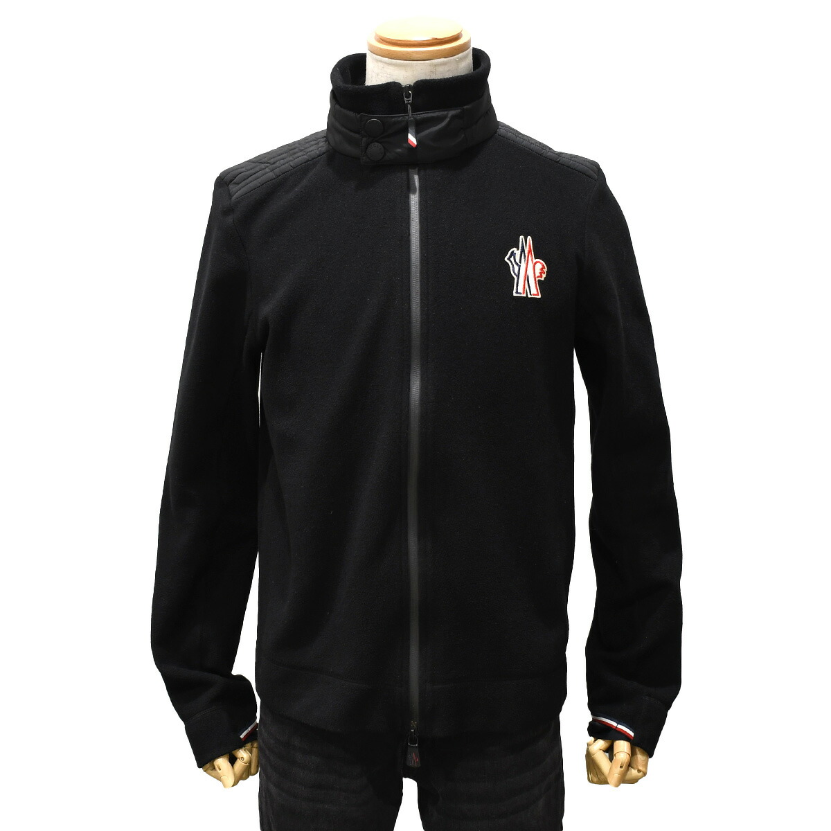 美品　モンクレール マグリア CARDIGAN ダウン　切り替え　ブラック　S 楽天市場】モンクレール MONCLER スウェット 切替 ダウン