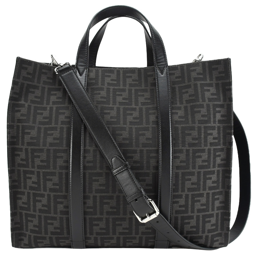 FENDI☆レザーショッパートート FENDI☆レザーショッパートート Black (FENDI/トートバッグ