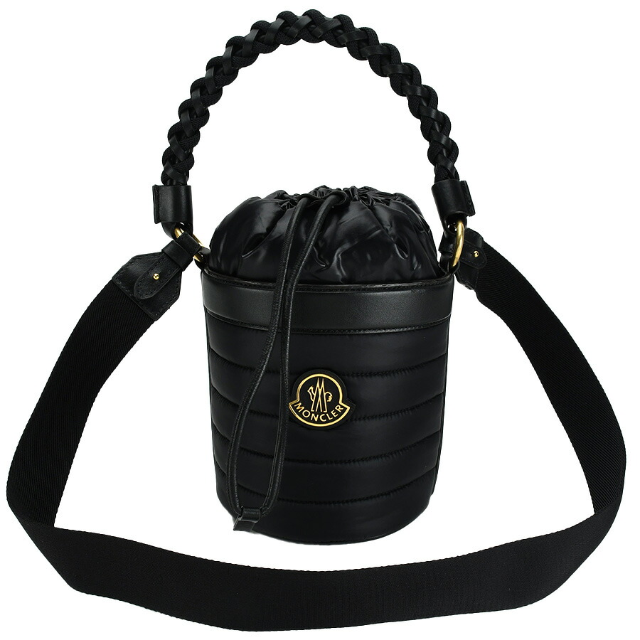 フランス購入 新品未使用品 MONCLER ショルダーバッグ 黒 ナイロン 中古・古着通販】MONCLER (モンクレール) ナイロンショルダー