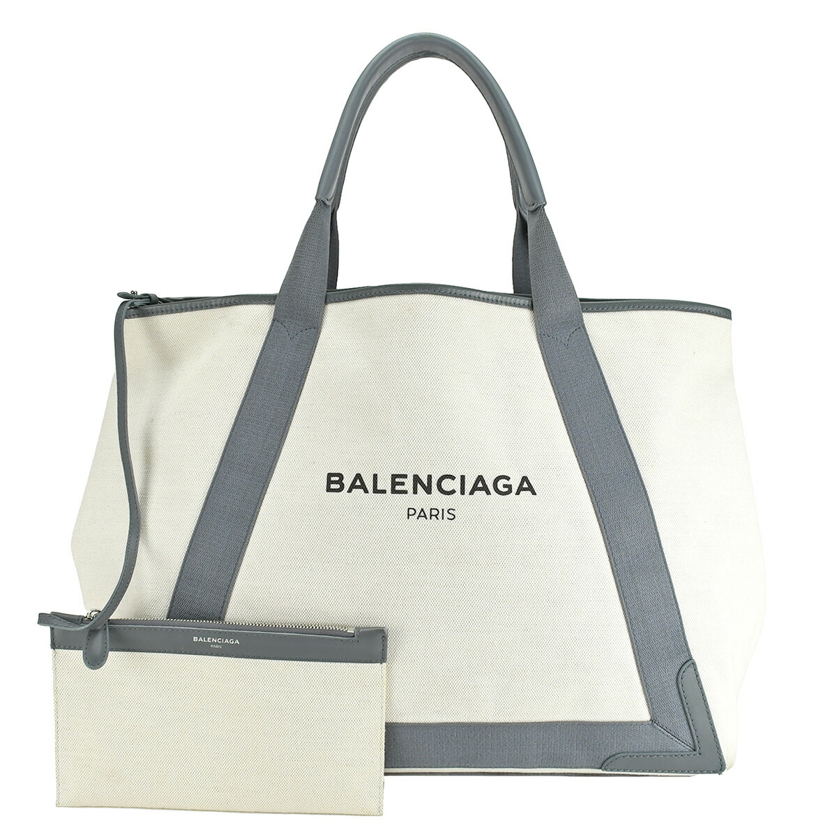 楽天市場】BALENCIAGA バレンシアガ ネイビーカバス S トートバッグ