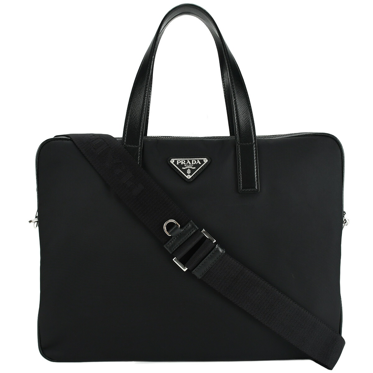 PRADA プラダ ブリーフケース バッグ ナイロン ブラック 大容量 ビジネス 楽天市場】【ギフト ラッピング無料】PRADA プラダ ブリーフ