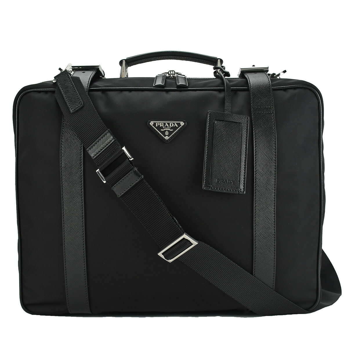 楽天市場】【バッグ】PRADA プラダ ナイロン キャリーバッグ