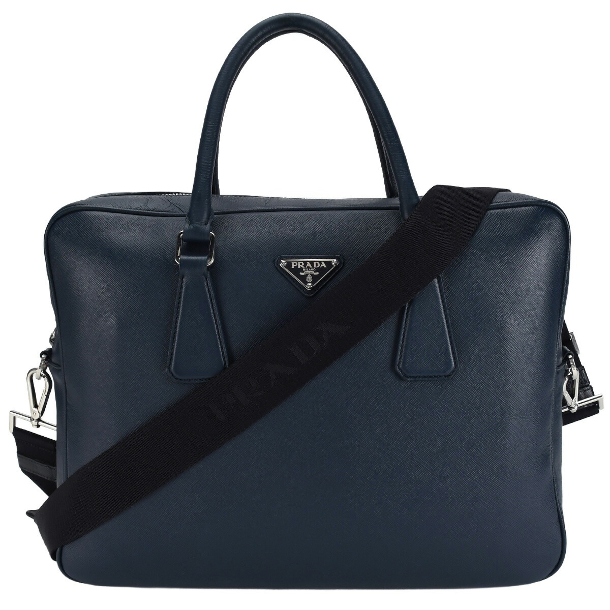 PRADA プラダ ブリーフケース ビジネスバッグ レザー ナイロン 黒 A4 楽天市場】【ギフト ラッピング無料】PRADA プラダ ブリーフ