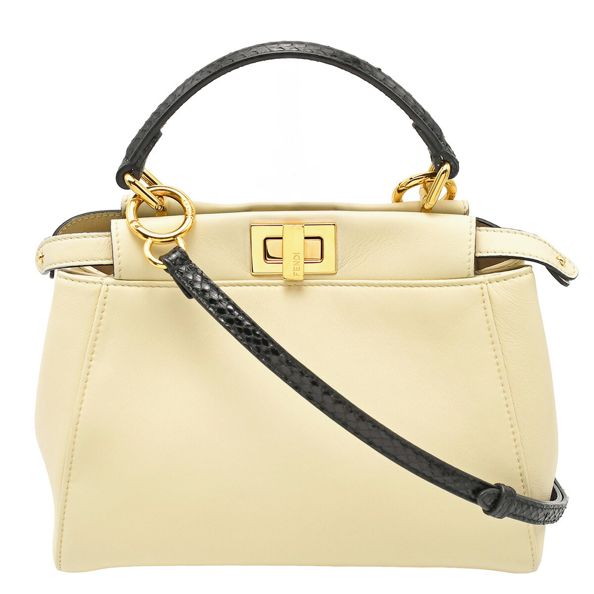 楽天市場】【美品】フェンディ 【FENDI】 ミニ ピーカブー アイ