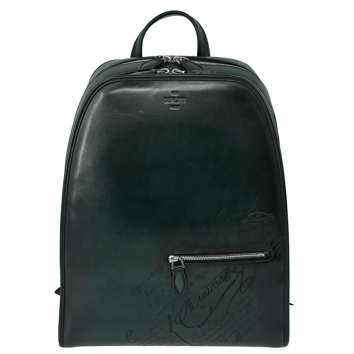 ★美品★Berluti ベルルッティ リュック カリグラフィ カーフ ブラック ☆美品☆Berluti ベルルッティ リュック カリグラフィ カーフ
