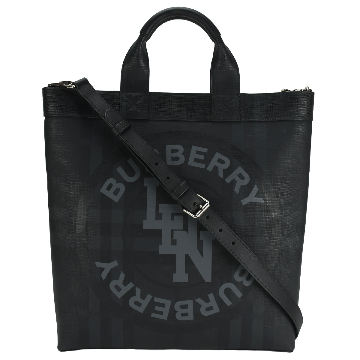 Burberry バーバリー　アンティーク　ブラック トートバッグ 楽天市場】【中古】 バーバリー トート バッグ ブラック ナイロン