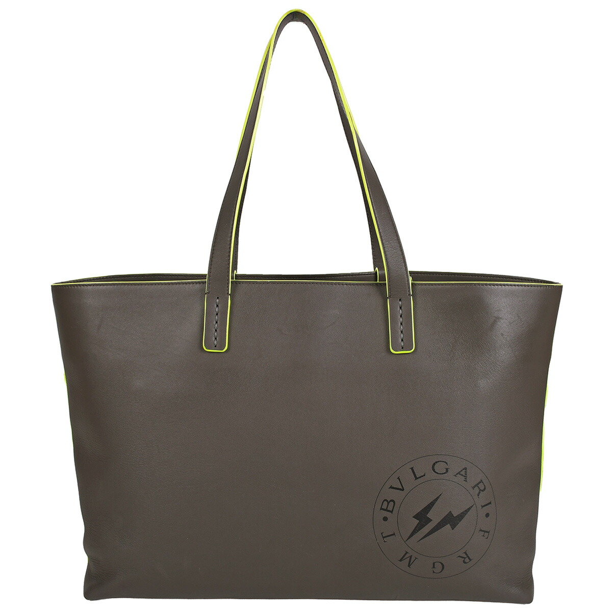 BVLGARI ロゴプリント トートバッグ BVLGARI ブルガリ ロゴマニア トートバッグ キャンバス