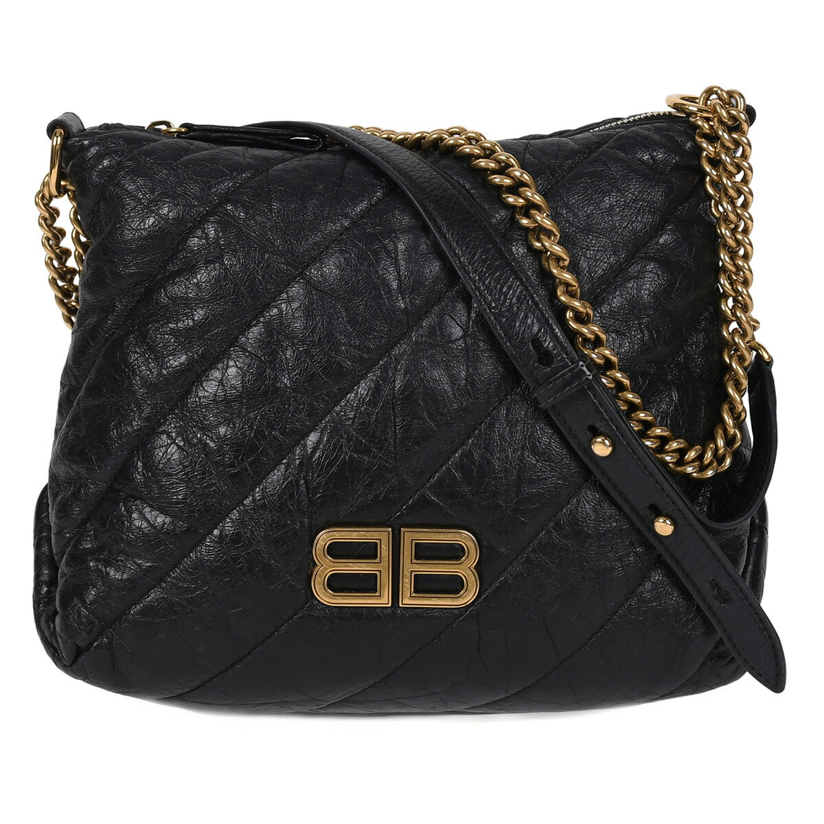 BALENCIAGA Gossip Bag ブラック ゴールド ショルダーバッグ BALENCIAGA Gossip Bag ブラック ゴールド ショルダーバッグ