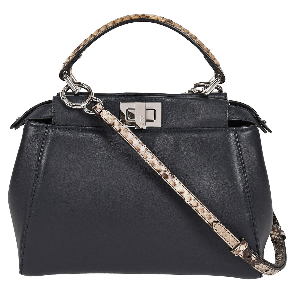 楽天市場】【美品】 フェンディ ピーカブー ミニ ナッパレザー