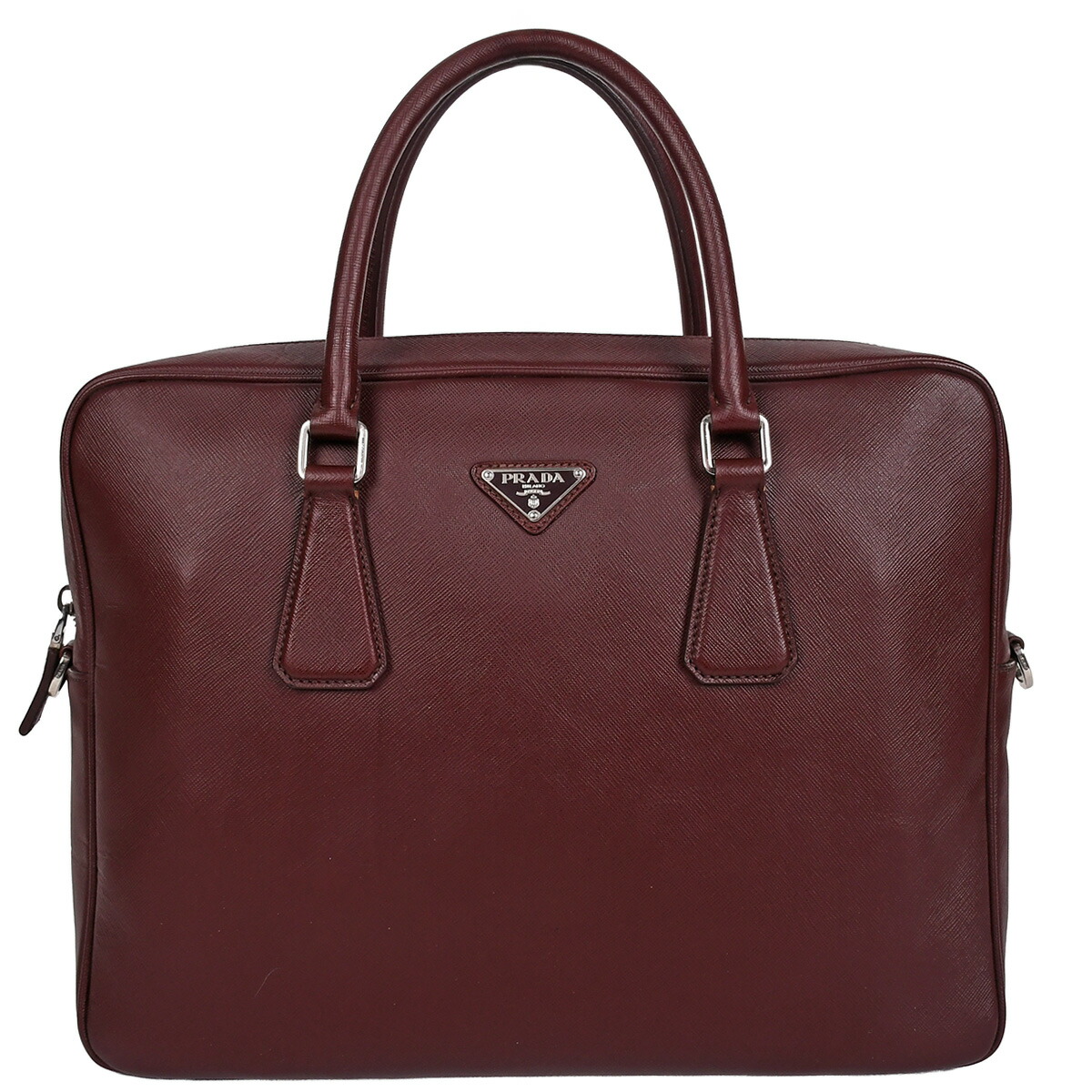 楽天市場】【未使用品】プラダ 【PRADA】 ブリーフケース テスート+