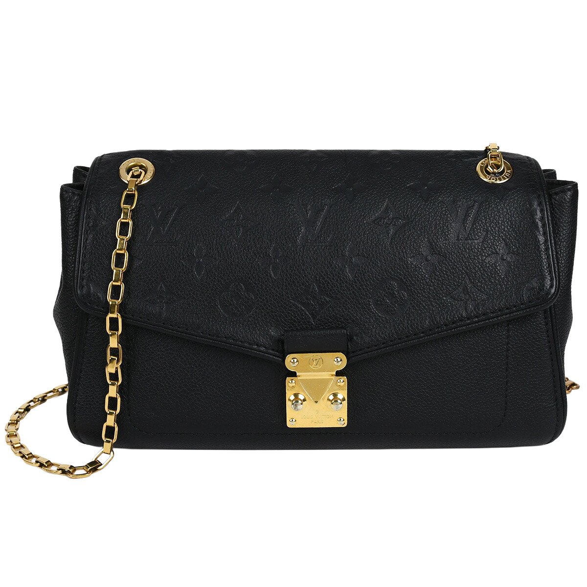 【クーポンでお得×さらにポイントUP】 ルイヴィトン LOUIS VUITTON モノグラム アンプラント サンジェルマンPM チェーン ショルダーバッグ クロスボディ 肩掛け 斜め掛け レザー ブラック 黒 ゴールド金具 M48931【中古】|ブランドリユース SUNREV サンレブ