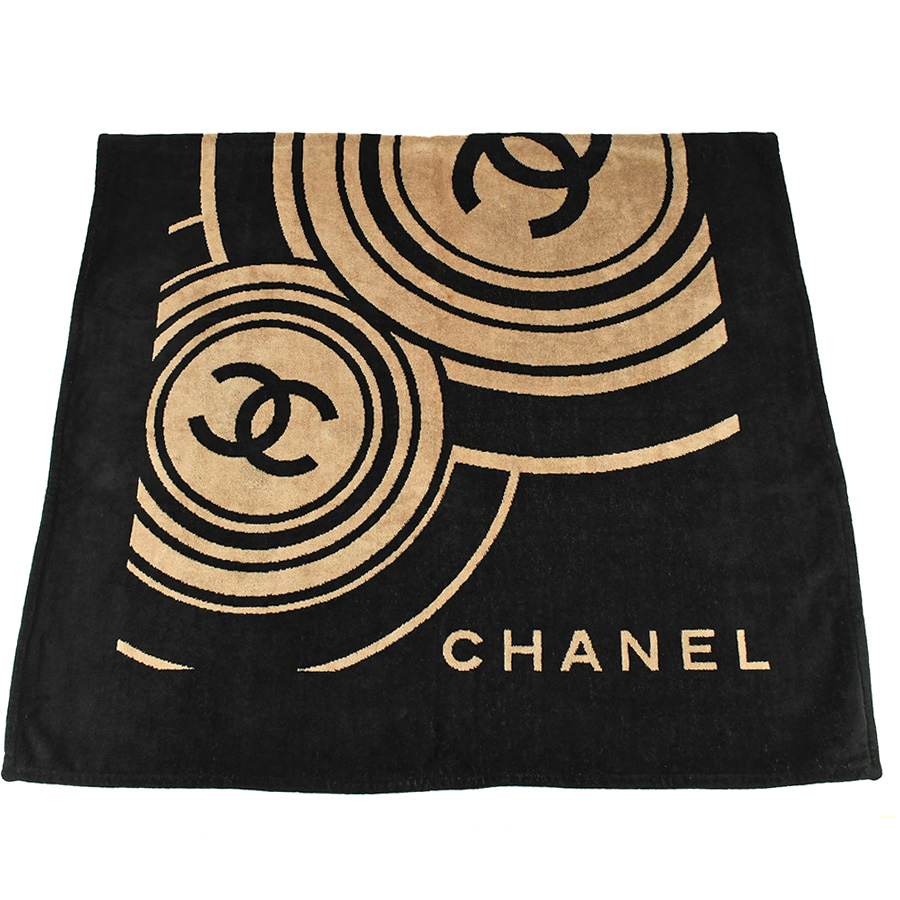Chanel Black Logo Luxury Brand Premium Blanket - Masteez